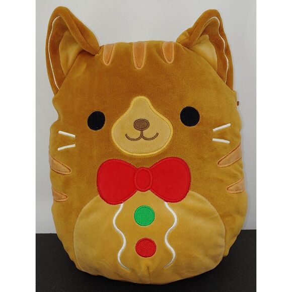 Squishmallows | Toys | Squishmallow Jones The Gingerbread Cat 2 Plush ...